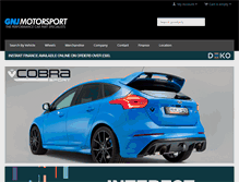 Tablet Screenshot of gnjmotorsport.com